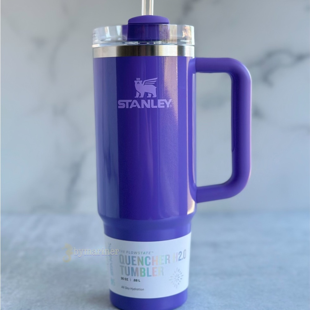 Stanley Dahlia Shimmer The Quencher H2.0 Flowstate Tumbler 30 oz